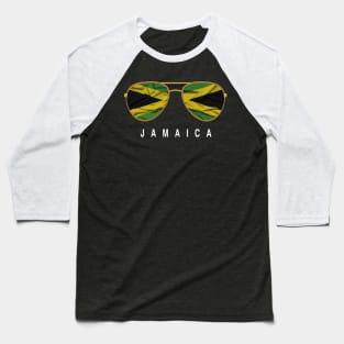 Jamaica  Sunglasses Baseball T-Shirt